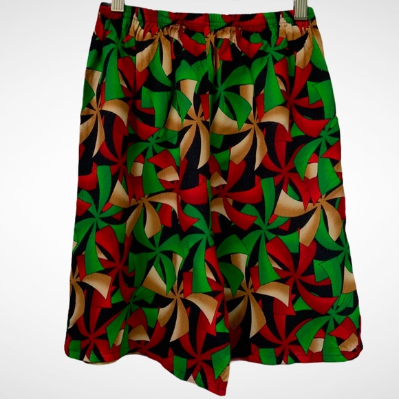 Vintage Wild Print 90s Shorts Rayon Fresh Prince - Picture 2 of 4